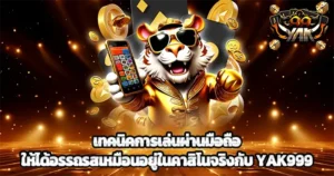 เทคนิคการเล่นผ่านมือถือ ให้ได้อรรถรสเหมือนอยู่ในคาสิโนจริงกับ YAK999